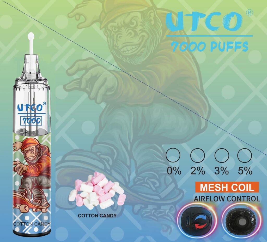 UTCO elektroninė cigaretė PUFF 7K naujas produktas