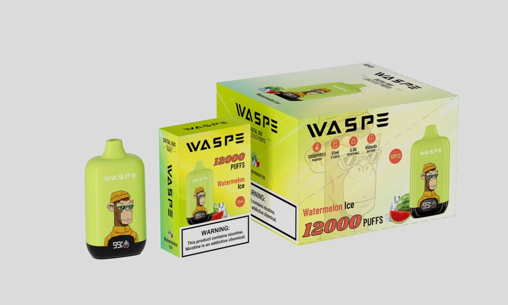 Waspe vapes digitální 12000 potahů Velkoobchod