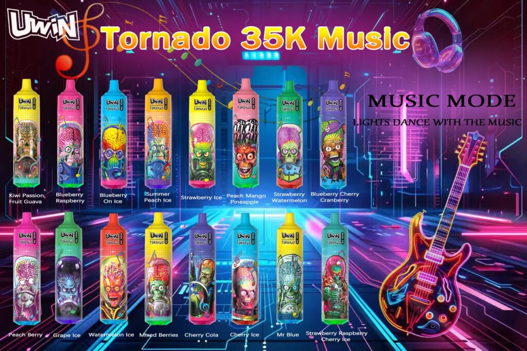 Uwin Tornado Music vape 35K puffs cheaper price