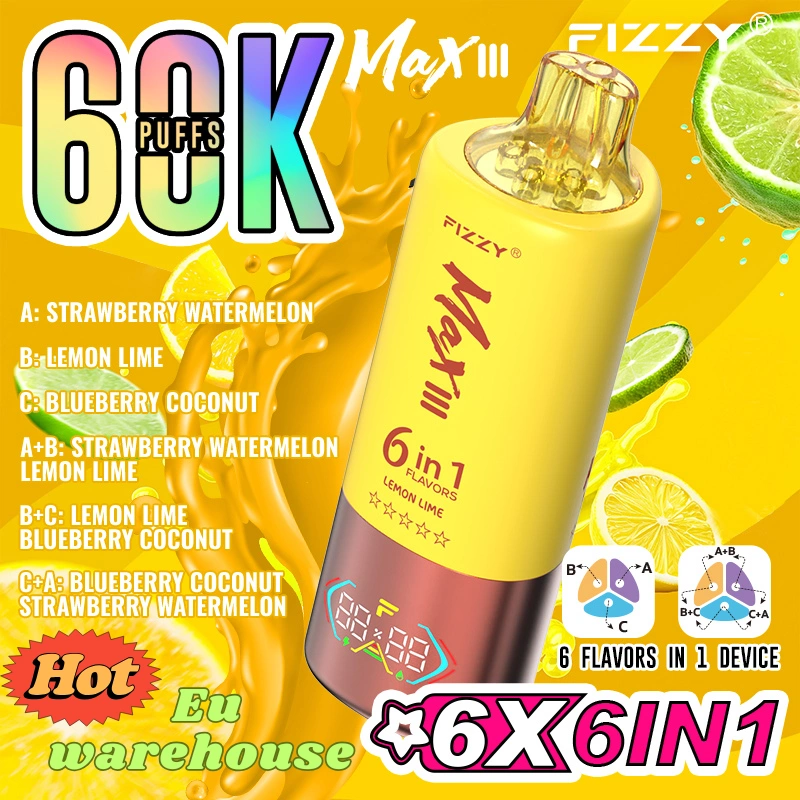 Fizzy LED Display vape 60000 puffs Top Sale