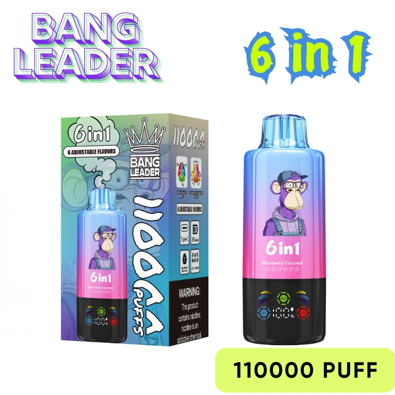 Bang Leader 6-in-1 Smart-Vape mit 110000 Puffs Günstiger Verkauf