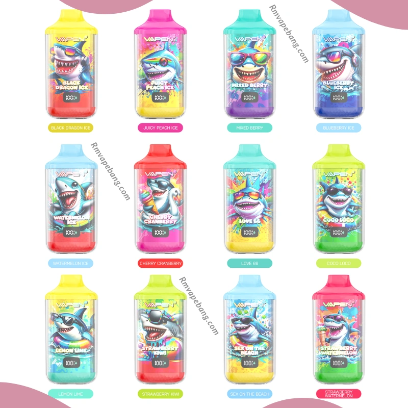 Selección de sabores de 50K Puff VAPEN Mega - 12 sabores deliciosos