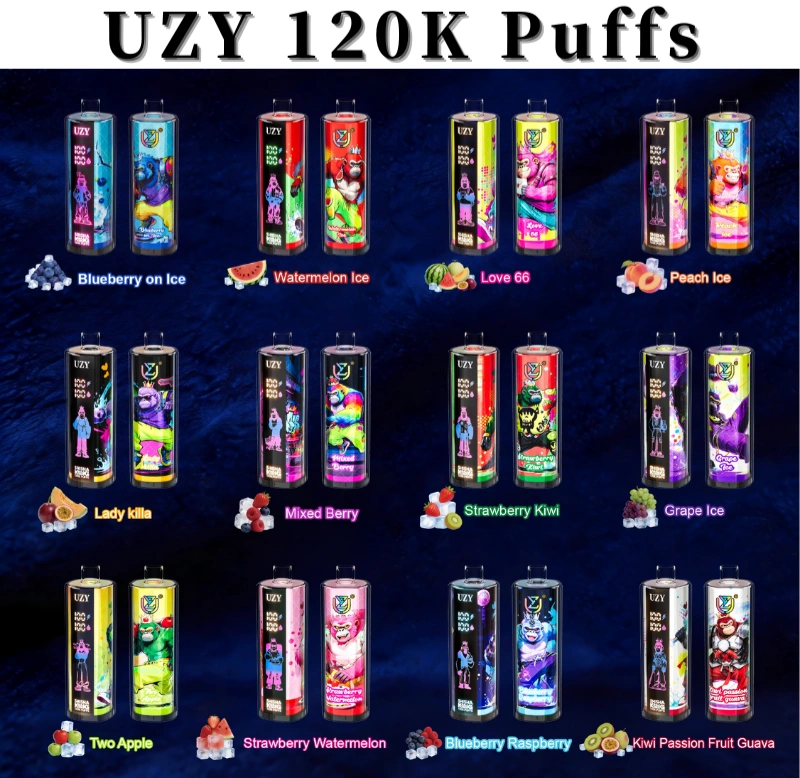 smakowy jednorazowy vape wiele smaków, styl shisha