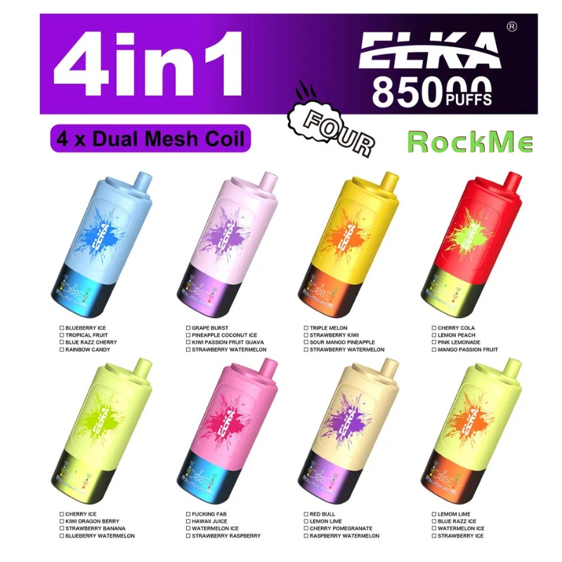Rock Me LUCKEE ELKA Смарт екран вейп 85K пушека Популярен продажба