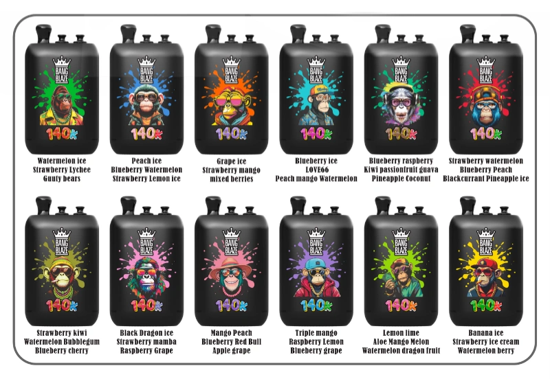 BANGBLAZE 3 az 1-ben Vape 140K szívás Kedvezményes ár
