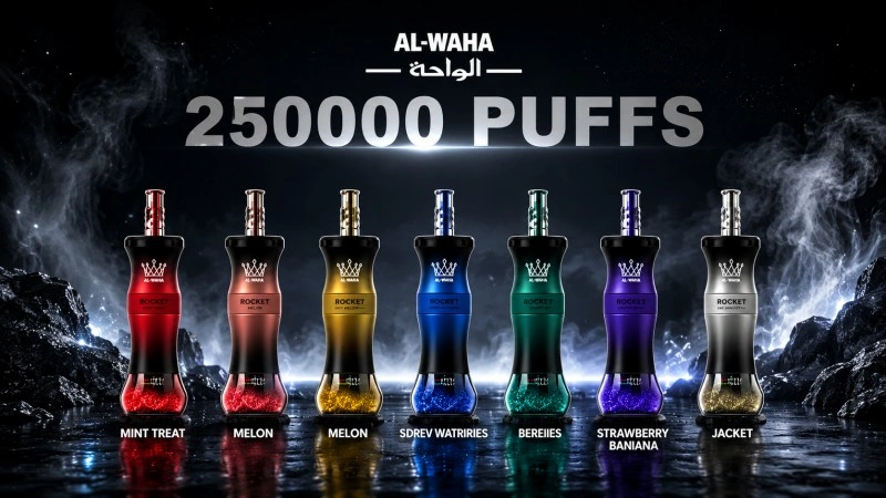 Dodavatel AL-WAHA Rocket 250000 Puffs Jednorázový vaporizér