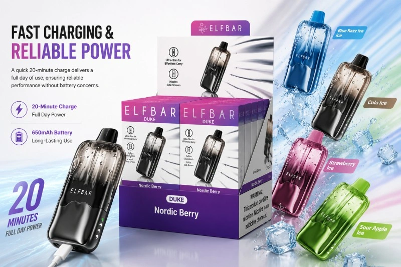 ELF BAR DUKE 30000 Puffs Long Lasting Disposable Vape