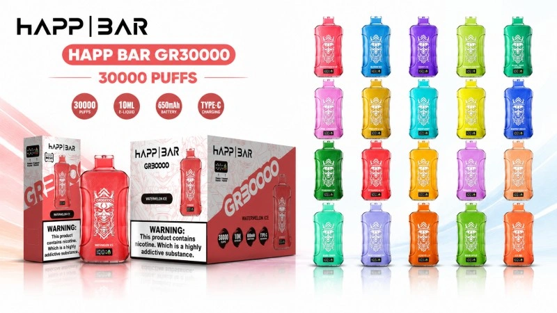 HAPP BAR GR30000 Premium Disposable Vape Flavor Collection