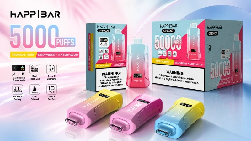 HAPP BAR GR50000 50000 Puffs Dual Flavor Disposable Vape