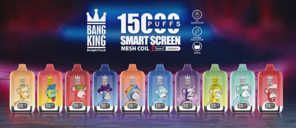 Bang King Digital 15K Puffs Fast Sales