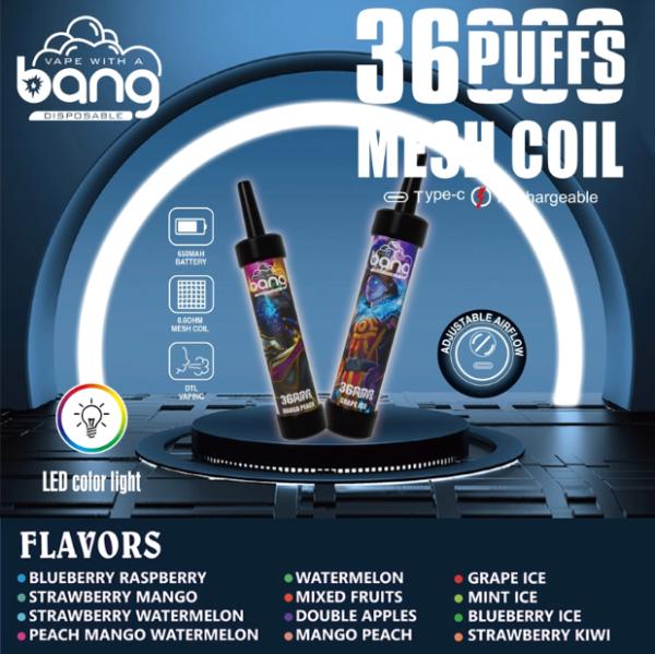 Bang vape disposal 36000 puffs cheap price