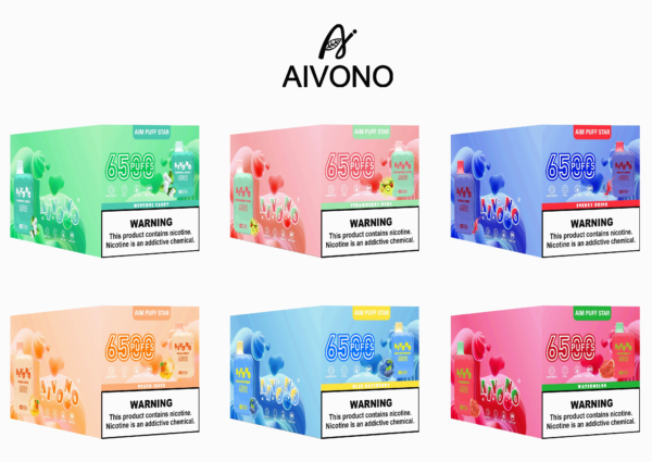 aivono aim 6500 puffs star vapes