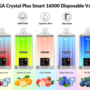 WGA digital vape 16000 puffs lowest price