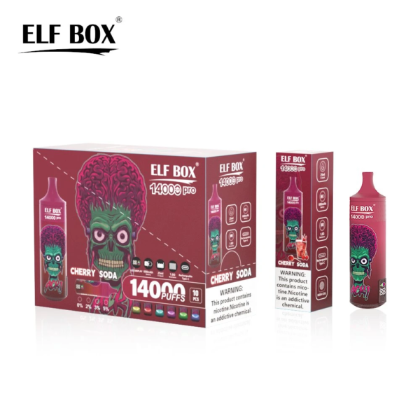 ELF BOX DISPOSABLE VAPE 14000 PUFFS GOOD PRICE