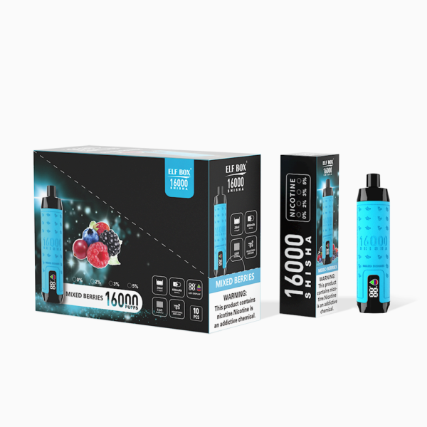 ELF BOX SHISHA VAPE 16000 PUFFS DISCOUNT PRICE