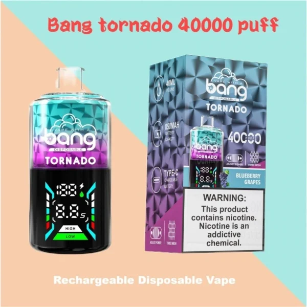 BANG TORNADO VAPE 40000 PUFF BEST SALE