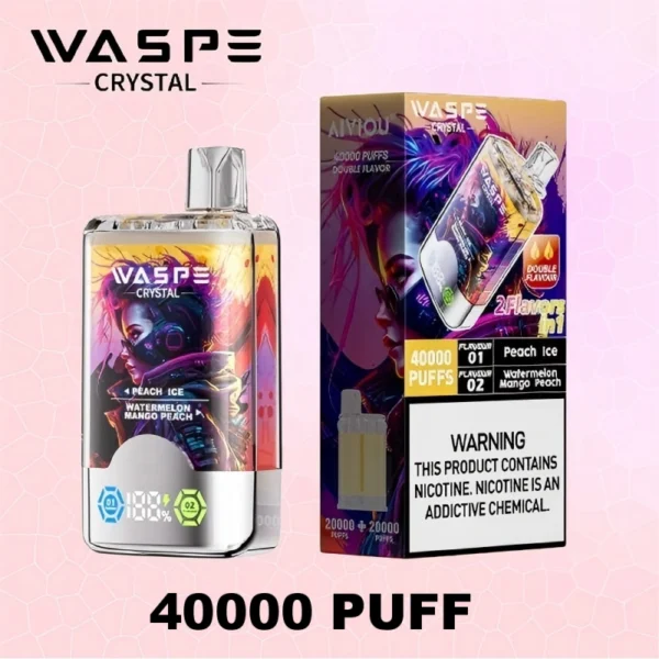 Waspe Crystal vape 40000 puff Discount price