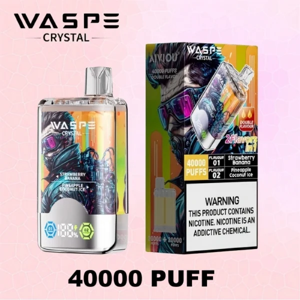 Waspe Crystal vape 40000 puff Top slae