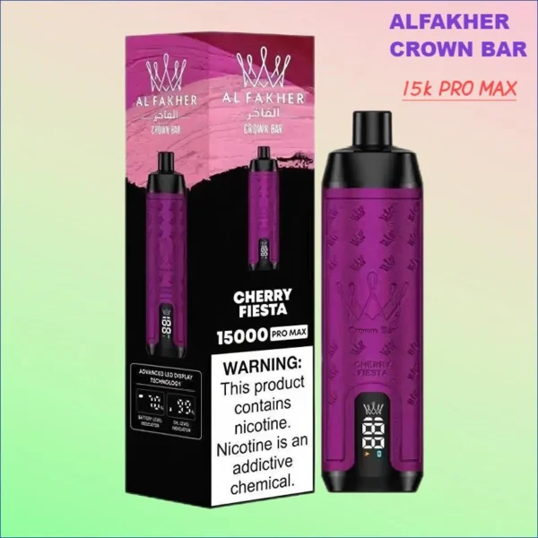 ALFAKHER CROWN BAR VAPE 15K PUFFS GOOD PRICE