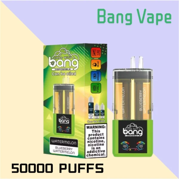 Bang disposable vape 50k puffs good sale