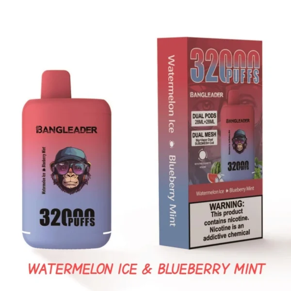 Bang dual flavors vape 32000 puffs Best sale