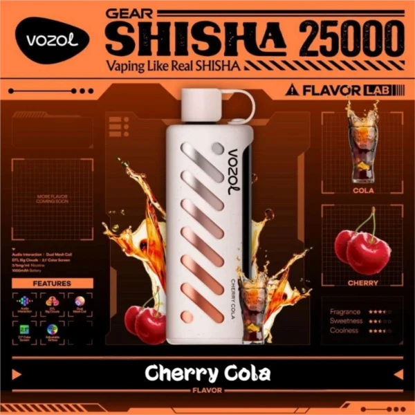 Vozol shisha vape puffs 25000 Good Sale