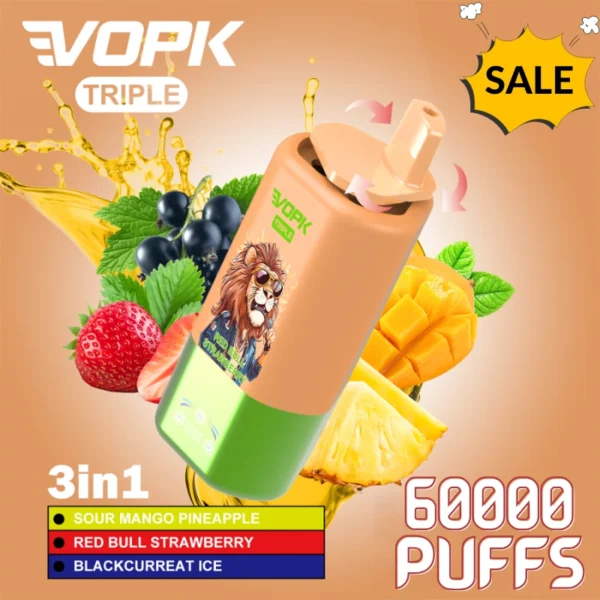 Vopk triple vape 60000 puffs Top sale