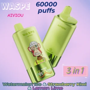 Waspe aiviou 3 in 1 flavors 600000 puffs Popular model