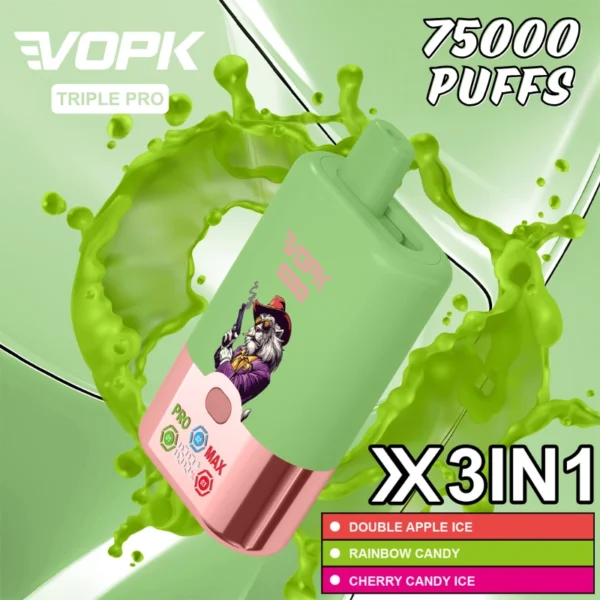 Vopk fisposable vape 75k puffs New model