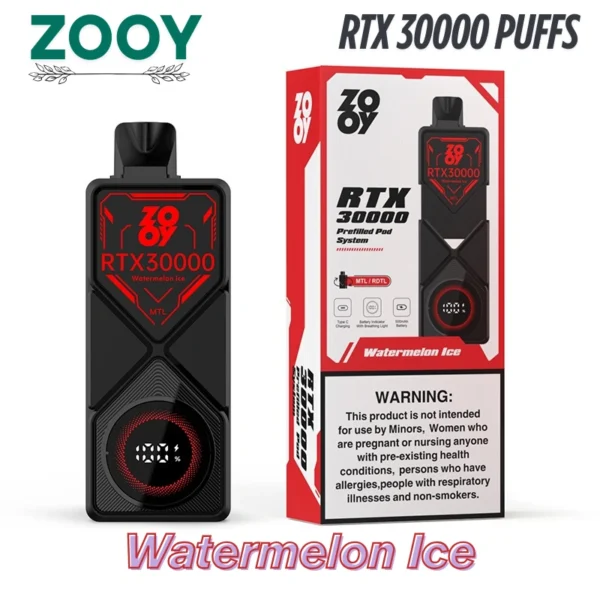 ZOOY RTX VAPE 30K PUFFS Popular Price