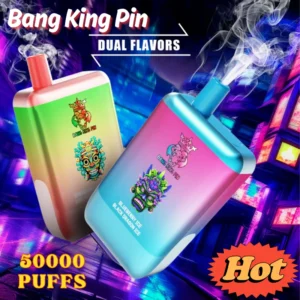 Bang King pin disposable vape 50000 puffs Box Design