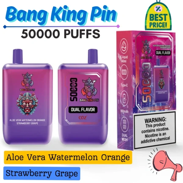 Bang King pin disposable vape 50k puffs Cheaper Price