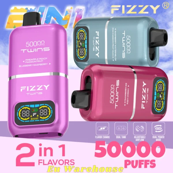 Fizzy Double Display 50000 puffs Bulk Sale