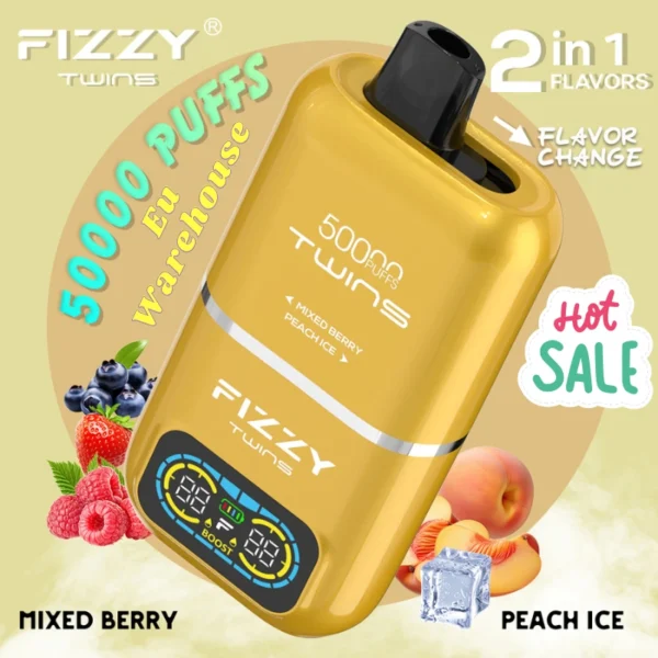 Fizzy Double Display 50k puffs Bulk Sale