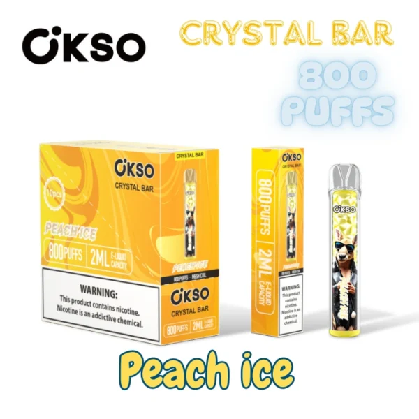 OKSO Crystal Bar puffs 800 discount Sale