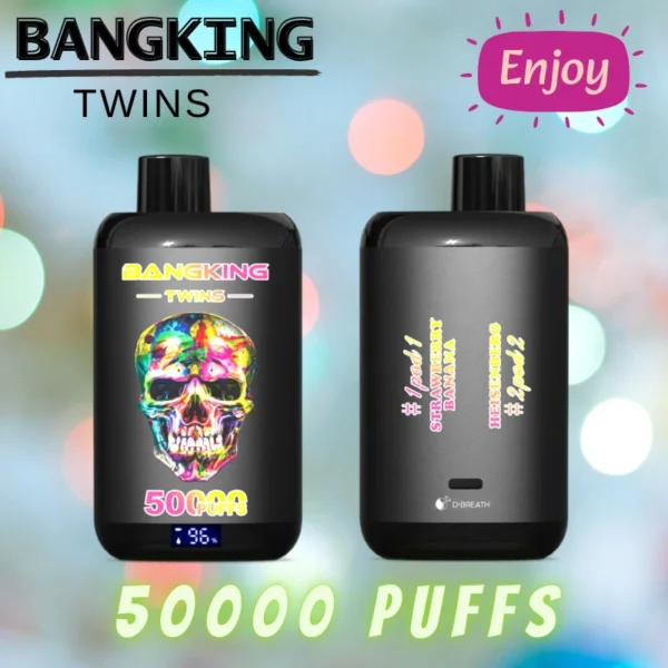BANG King twins vape puffs 50k good quality