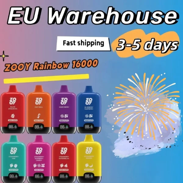 Hot SALE PUFFS 16k ZOOY SMART SCREEN VAPE