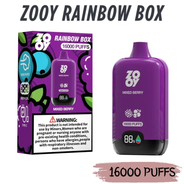 Lowest PRICE 16000 PUFFS ZOOY SMART SCREEN VAPE