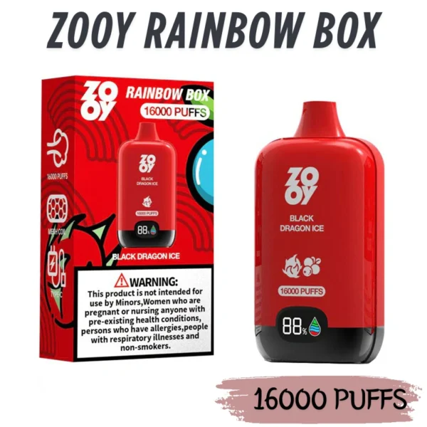 Lowest PRICE PUFFS 16k ZOOY DIGITAL BOX VAPE