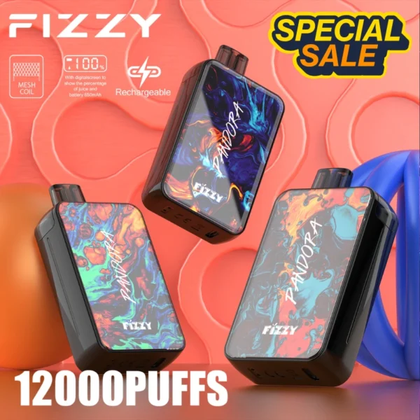 PUFFS 12K digital box vape FIZZY GOOD sale