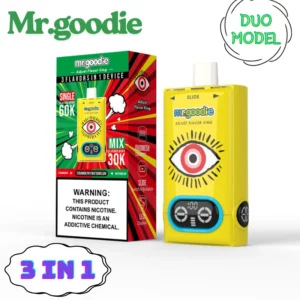Mr.goodie 60000 VAPE 3 IN 1 Flavors good sale in market