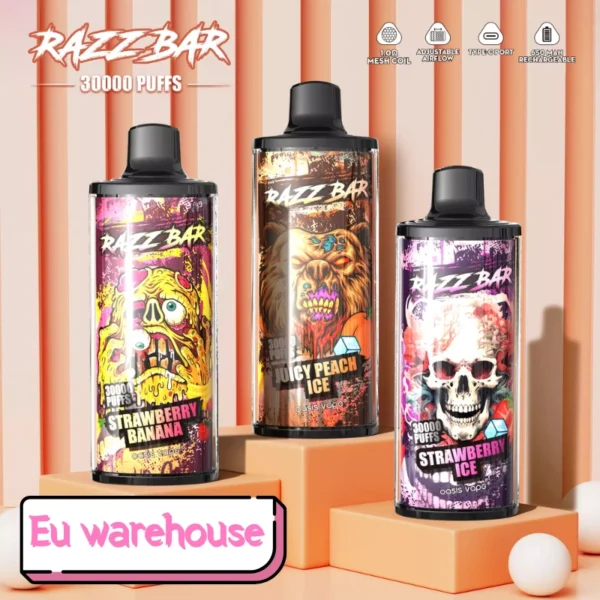 Preț de en-gros RAZZ BAR țigaretă electronică depozit UE 30000 pufuri