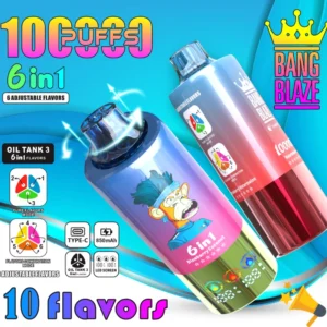 Bang Blaze 6-in-1 digitaler Vape 100k ZÜGE Rabattpreis