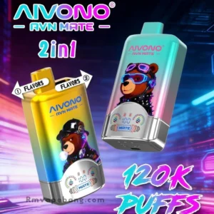 AVN MATE 120K Výdychov Jednorazová Vaporizér – Ultra vysoký počet výdychov