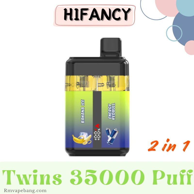 HIFANCY TWINS Dvojitá nádrž na olej Jednorazový vaporizér