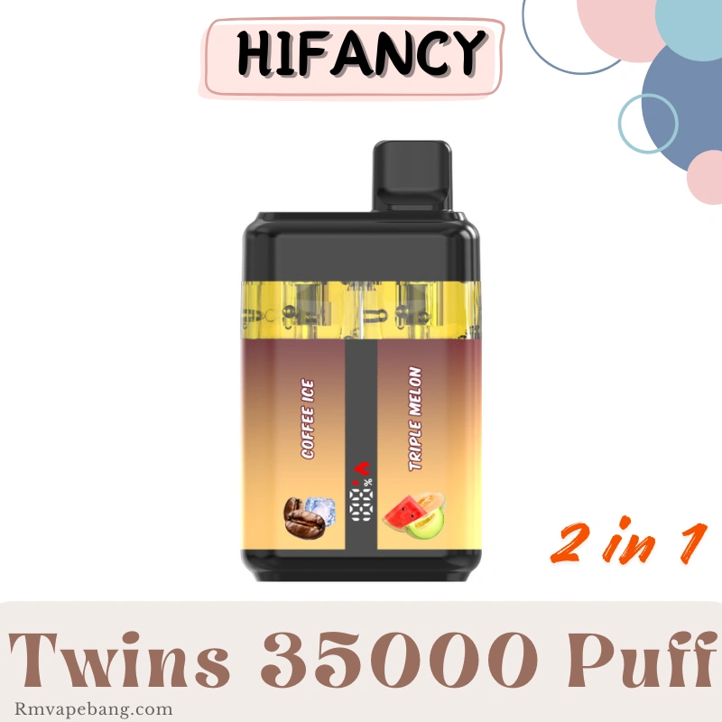 HIFANCY TWINS 35K Potiahnutí Vaporizér s plnou obrazovkou