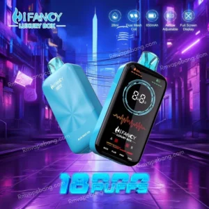 HIFANCY Luxury Box 18K Puffs disposable vape full smart screen device