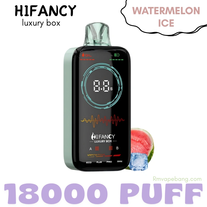 HIFANCY Luxury Box adjustable airflow disposable vape device
