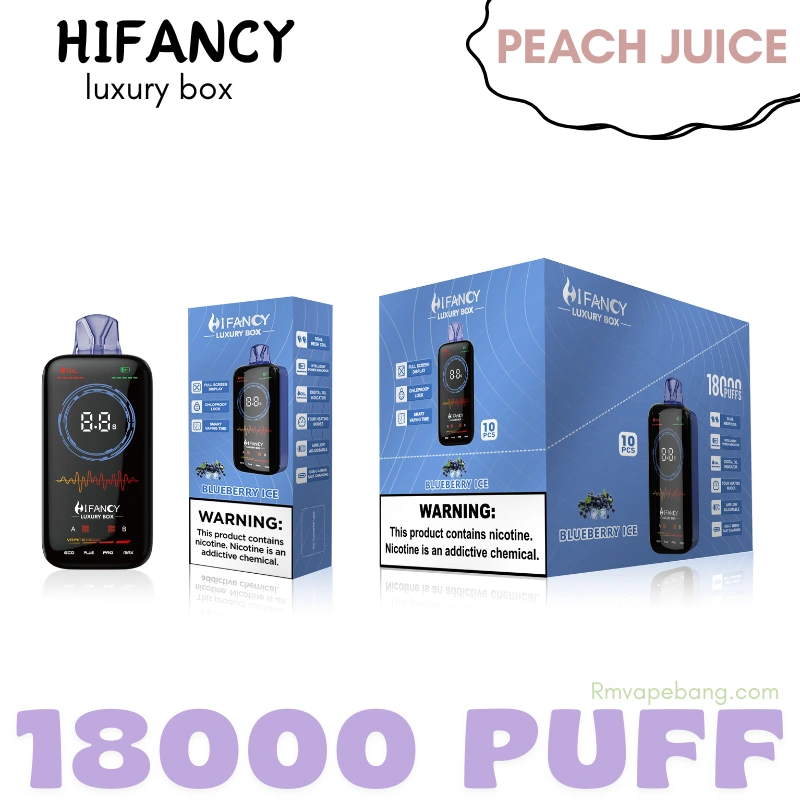 HIFANCY Luxury Box premium design ergonomic disposable vape body