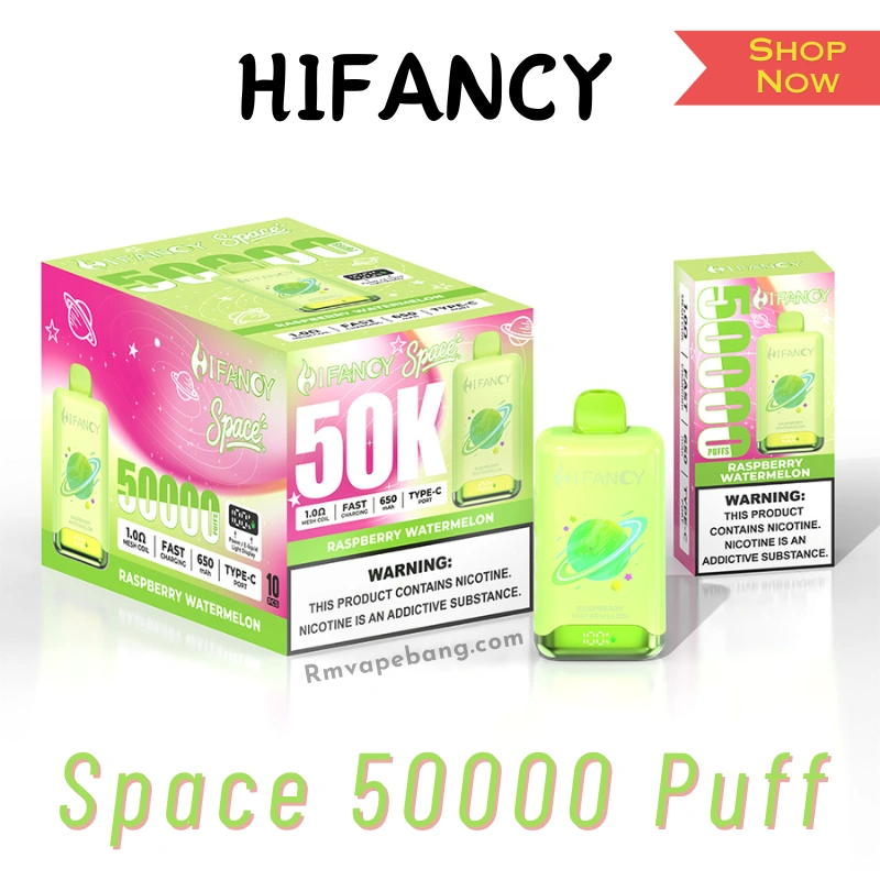 HIFANCY Space premium design high puff disposable vape body structure